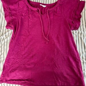 Time and Tru Magenta Blouse